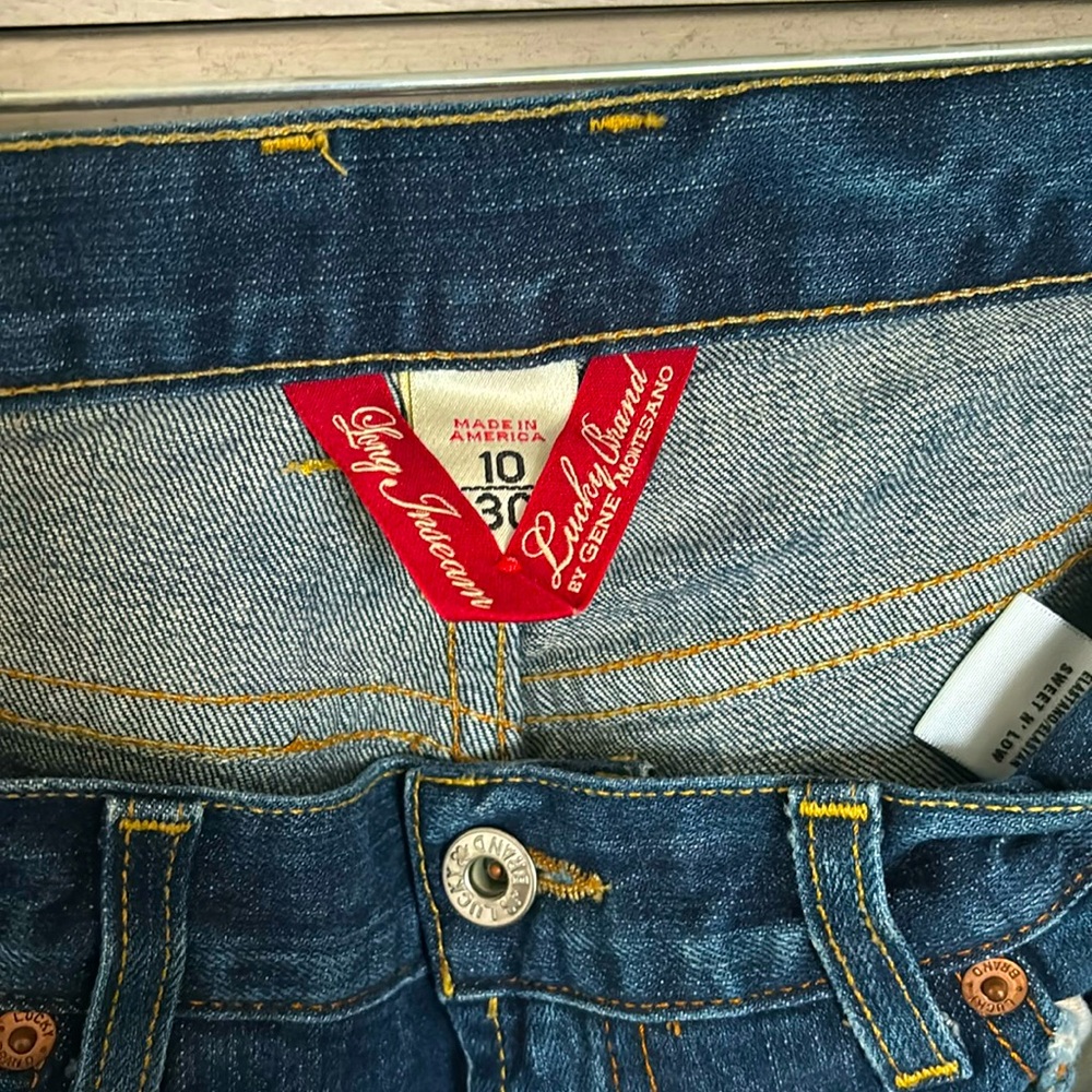 Lucky Brand -Sweet n’ Low boot cut size 10